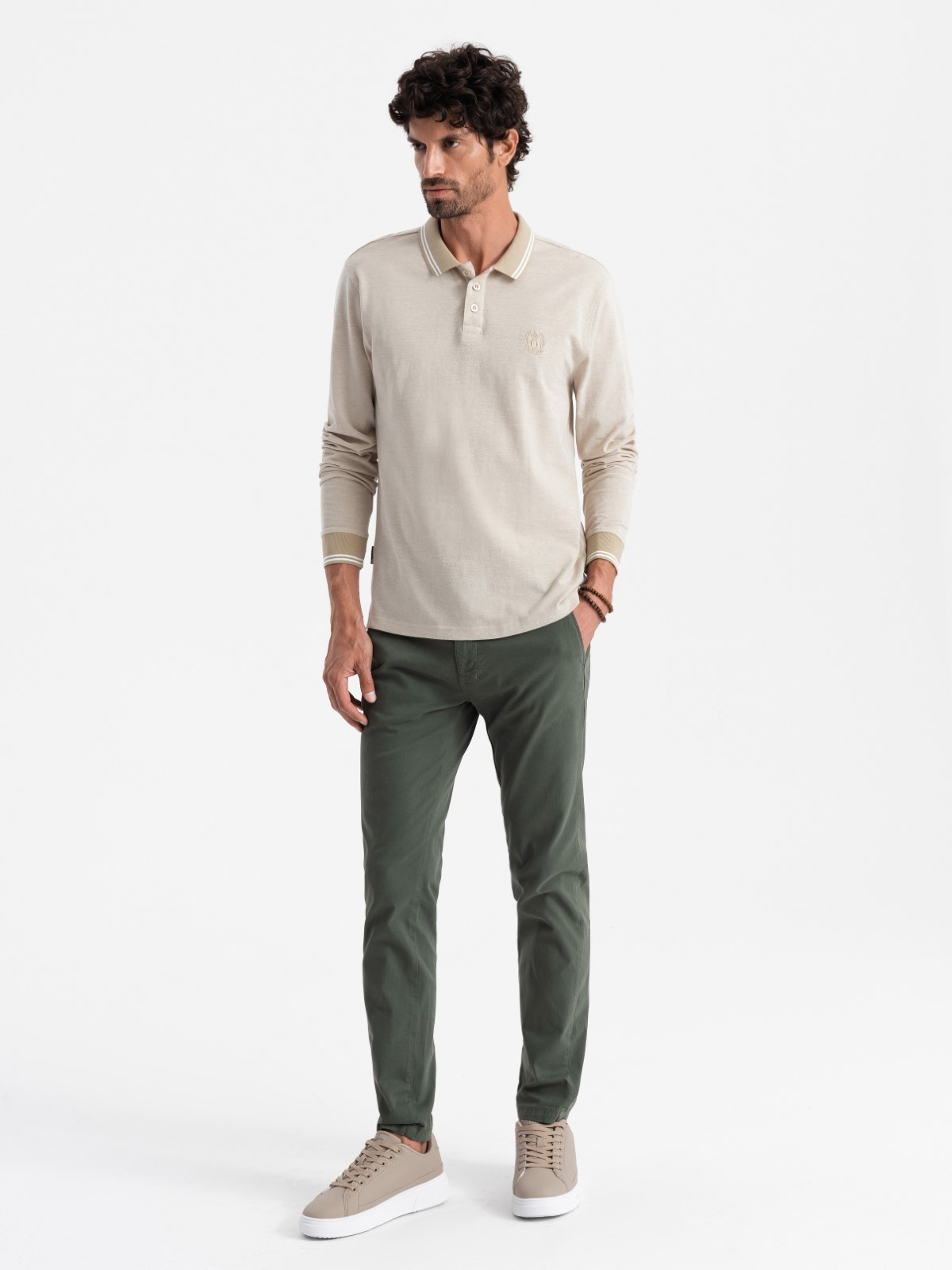 Ombre Clothing pikkade varrukatega polosärk - Image 17