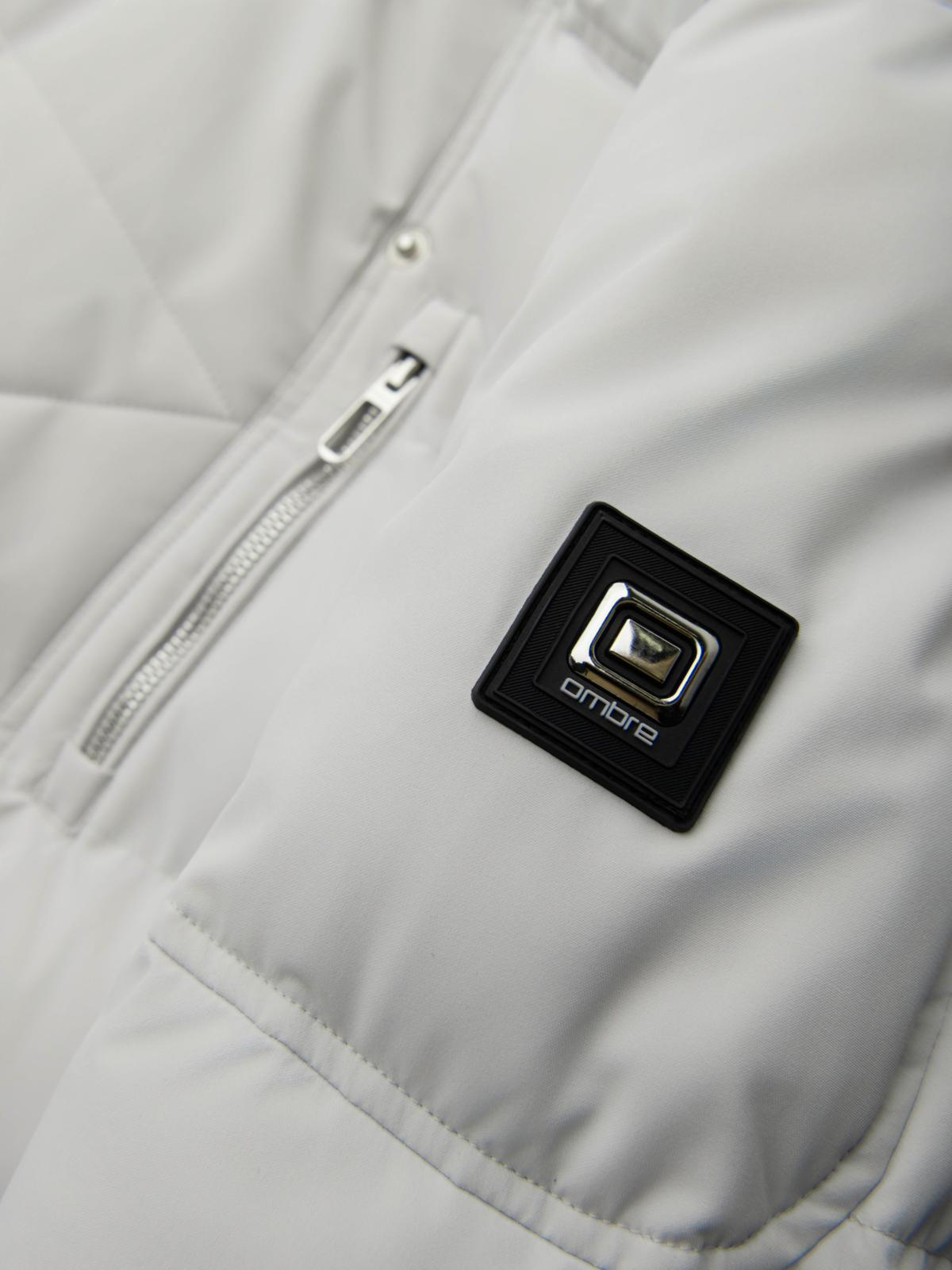 Meeste tepitud talvejakk kapuutsiga Ombre Clothing - Image 24