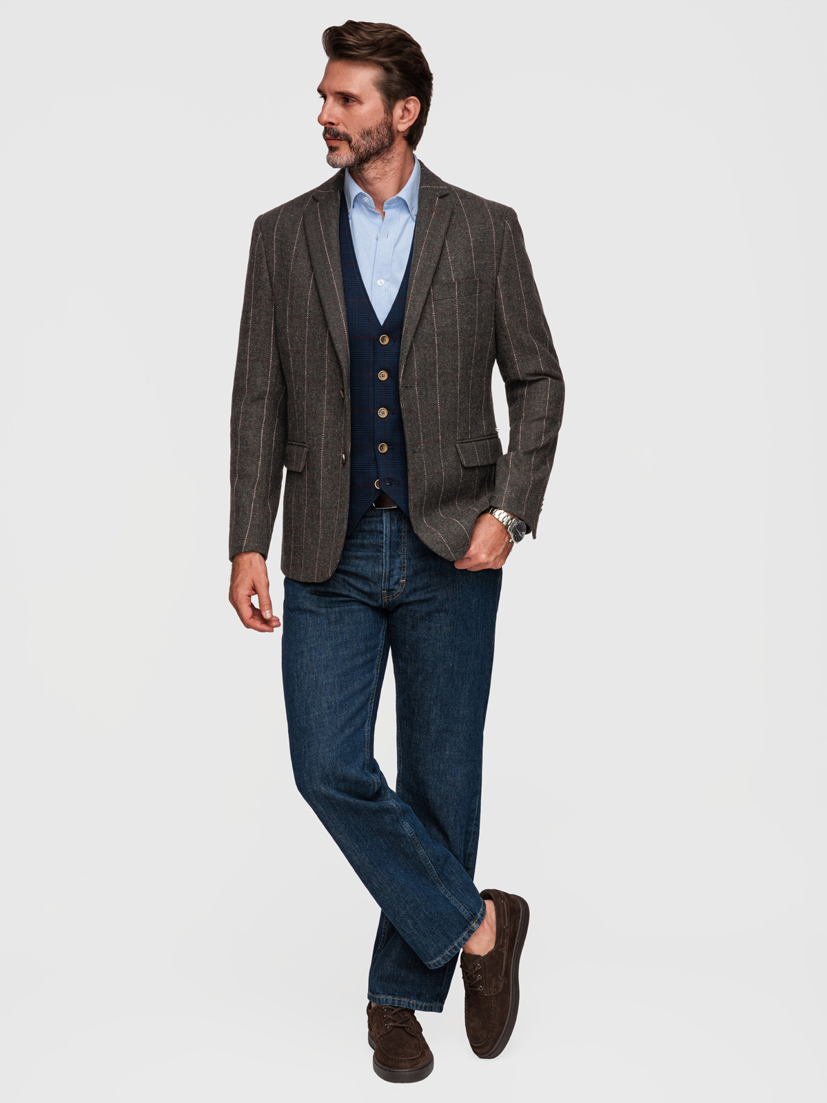 Meeste villasegune pintsak Ombre Clothing - Image 2