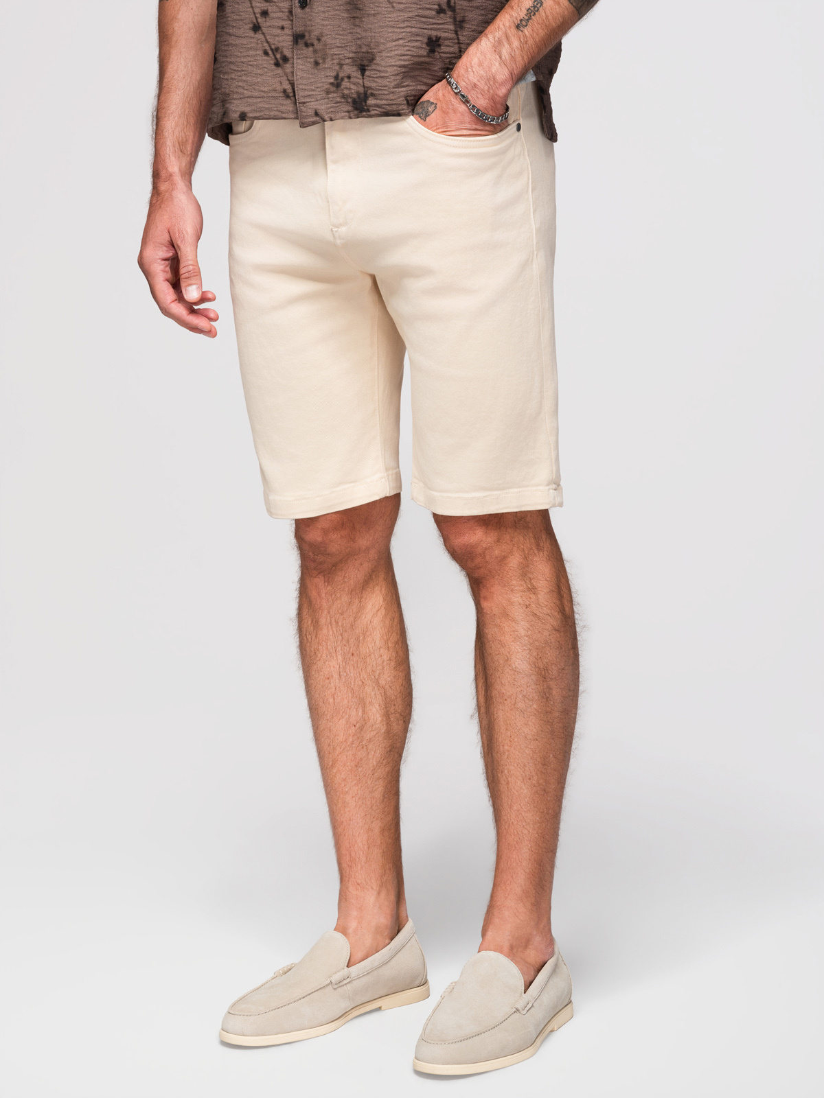 Ombre Clothing meeste lühikesed teksapüksid - Image 17