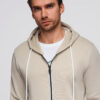 Ombre Clothing meeste lukuga kapuutsiga dressipluus - Thumbnail Image 2