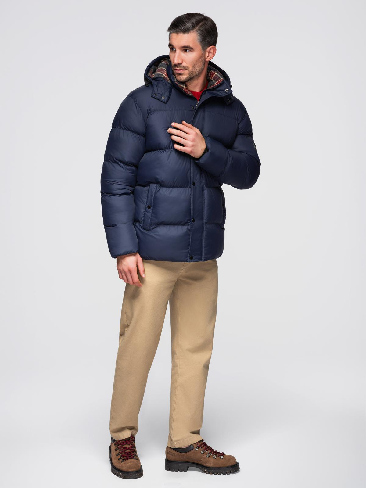 Meeste tepitud kapuutsiga jope Ombre Clothing - Image 5