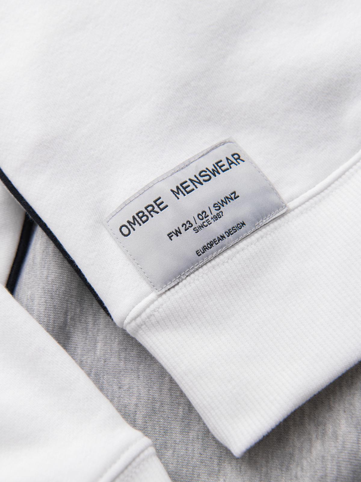 Meeste ülisuur kontrastse plokiga dressipluus Ombre Clothing - Image 21