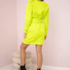 Kesi pikkade varrukatega dresskleit seotava vööosaga - Thumbnail Image 3