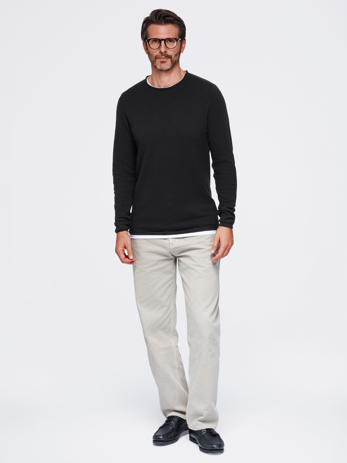 Meeste puuvillane ümara kaelusega kampsun Ombre Clothing - Image 2