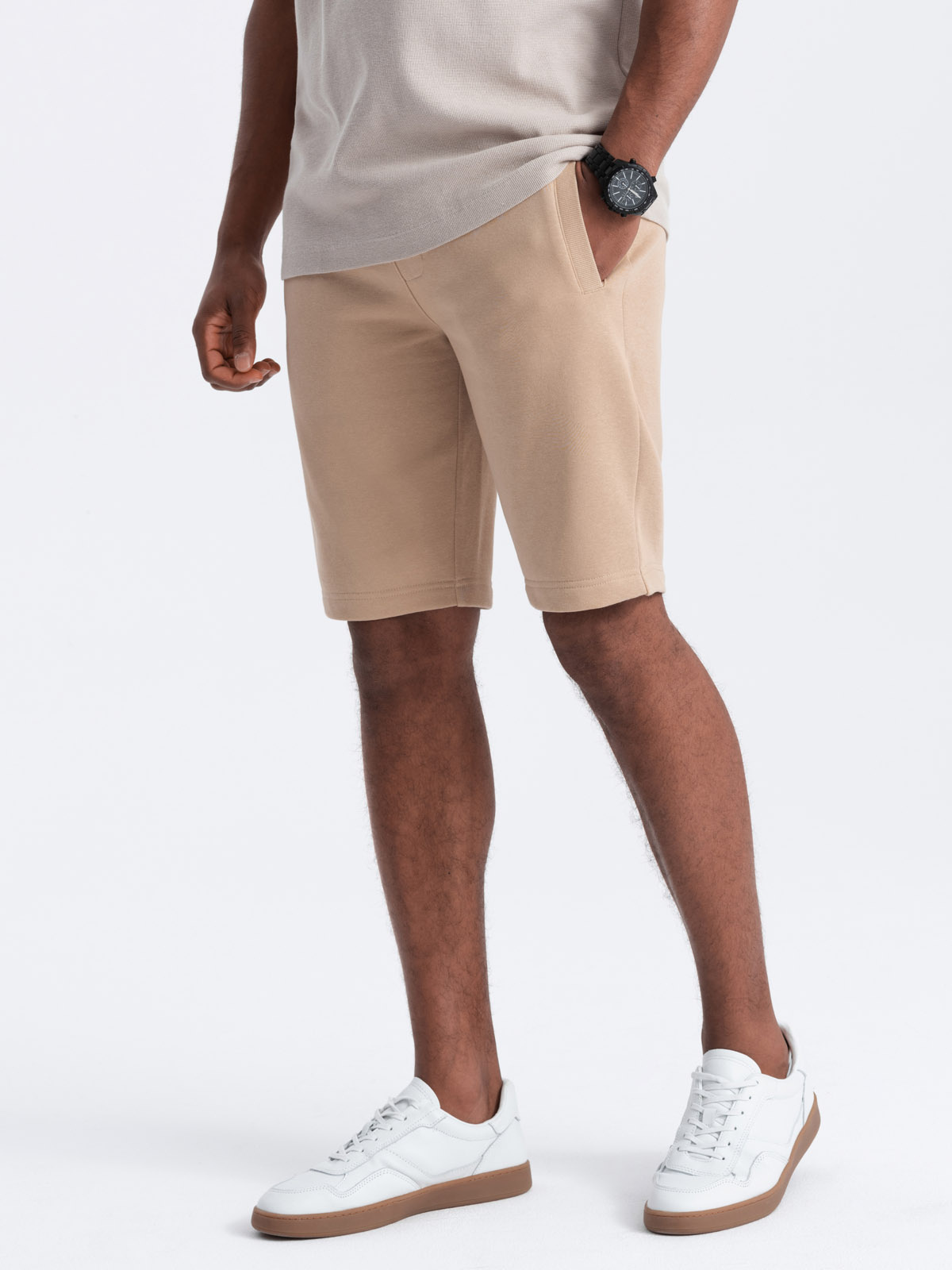 Meeste puuvillased dressilühikesed püksid Ombre Clothing - Image 41