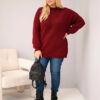 Avara lõikega naiste kampsun Kesi Plus Size - Thumbnail Image 46