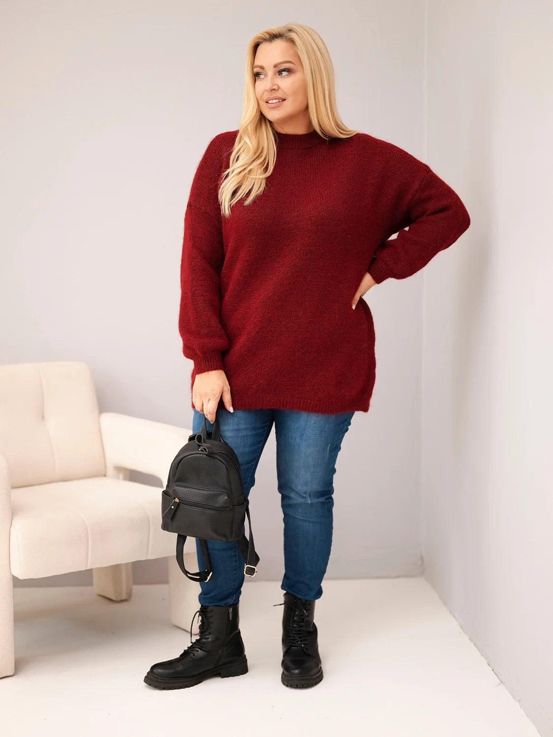 Avara lõikega naiste kampsun Kesi Plus Size - Image 46