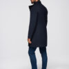 Ombre Clothing meeste poolpikk mantel püstkrae ja nööpidega - Thumbnail Image 25