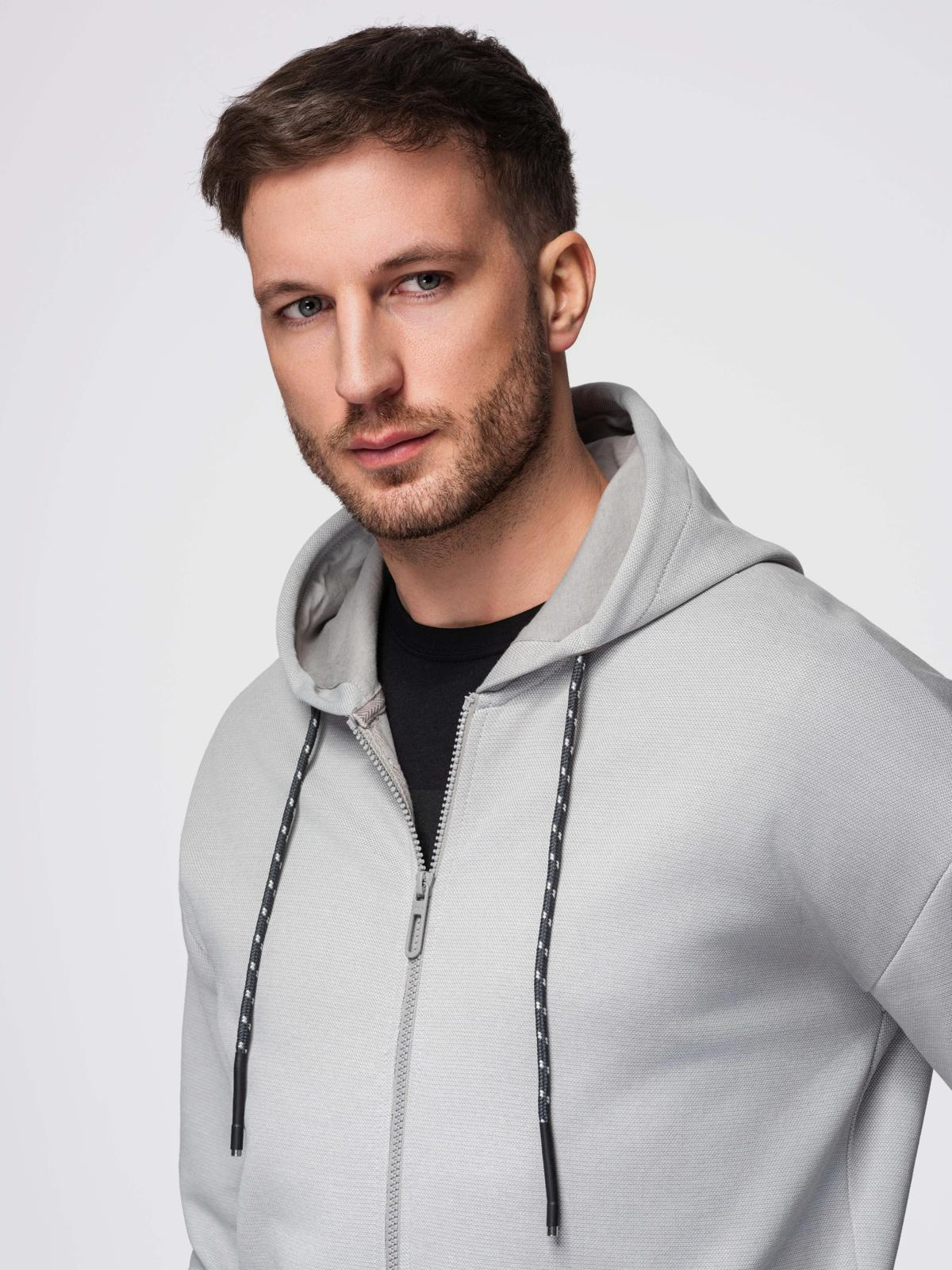 Ombre Clothing meeste lukuga kapuutsiga dressipluus - Image 20