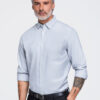 Ombre Clothing meeste pikkade käistega puuvillane triiksärk - Thumbnail Image 6