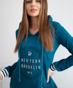 Kesi kapuutsiga dresskleit Brooklyn
