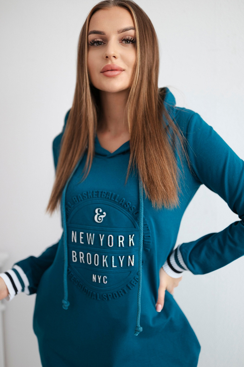 Kesi kapuutsiga dresskleit Brooklyn - Image 1