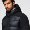 Meeste kapuutsiga tepitud pikem jope Ombre Clothing - Thumbnail Image 2