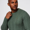 Meeste kootud kampsun Ombre Clothing - Thumbnail Image 10