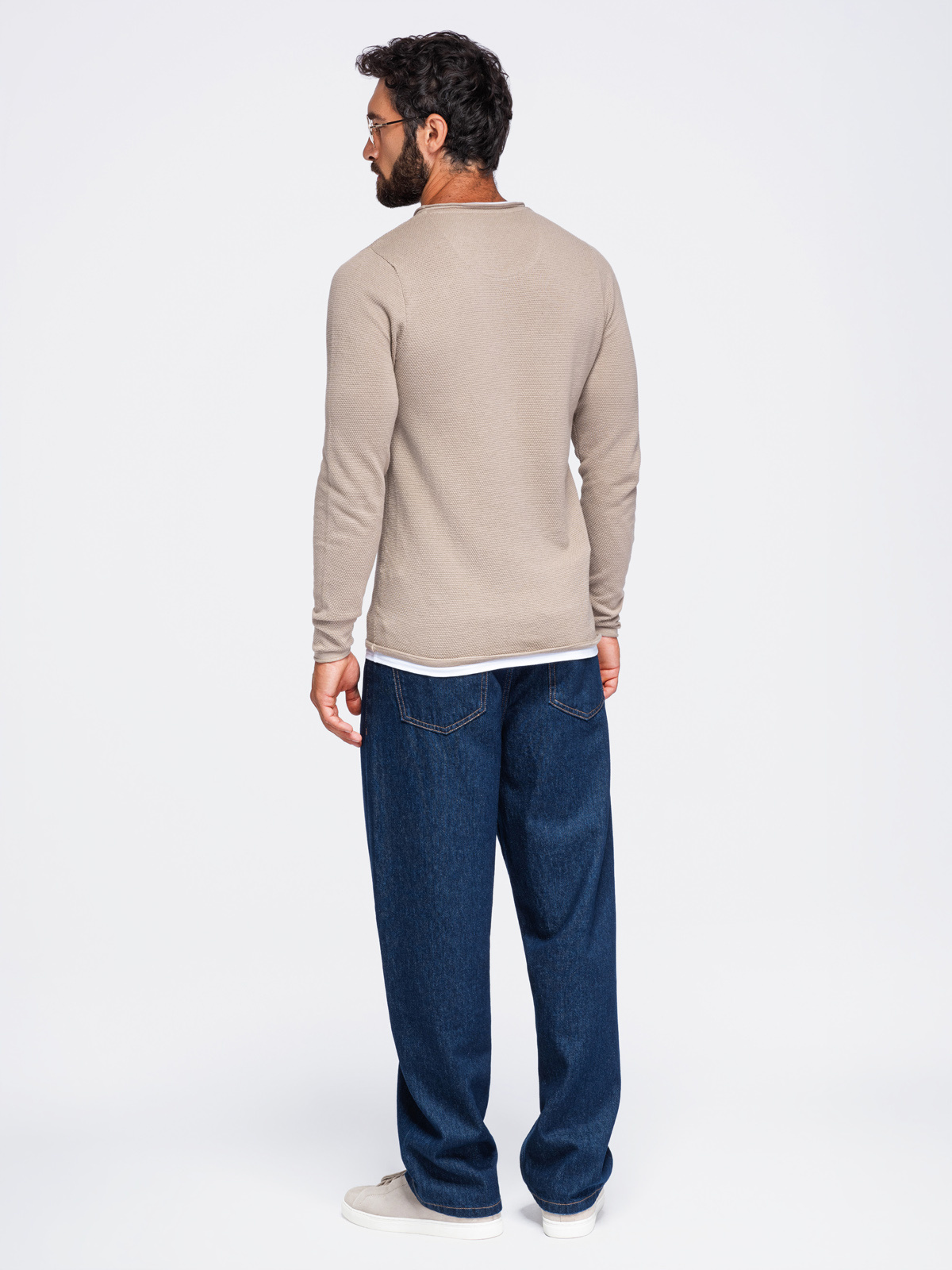 Meeste puuvillane ümara kaelusega kampsun Ombre Clothing - Image 32