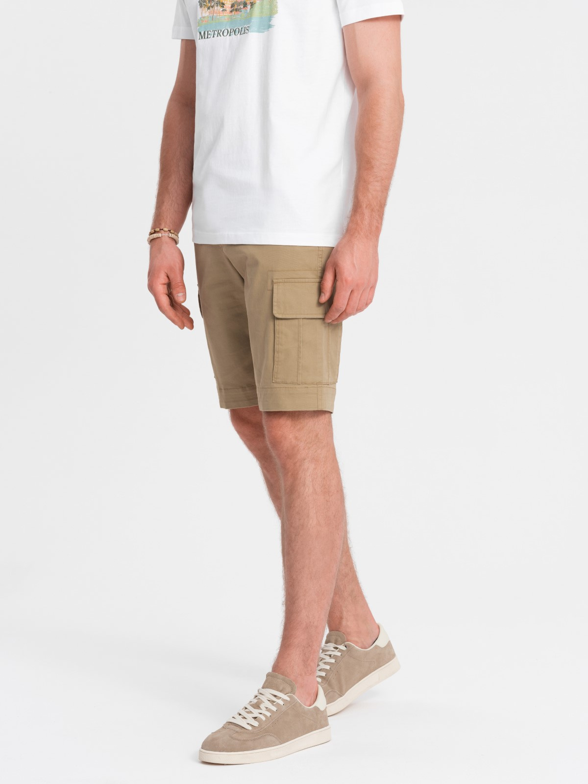 Ombre Clothing meeste cargolõikega lühikesed püksid - Image 1