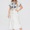Ombre Clothing linasegune tikandiga midikleit - Thumbnail Image 9