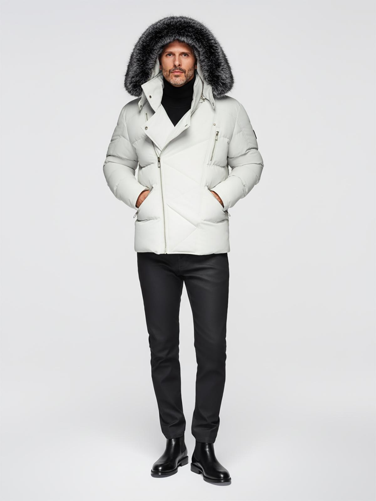 Meeste tepitud talvejakk kapuutsiga Ombre Clothing - Image 20