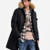 Ombre Clothing meeste talvejope kapuutsiga - Thumbnail Image 17