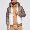 Ombre Clothing meeste kapuutsiga puhvjakk - Thumbnail Image 12