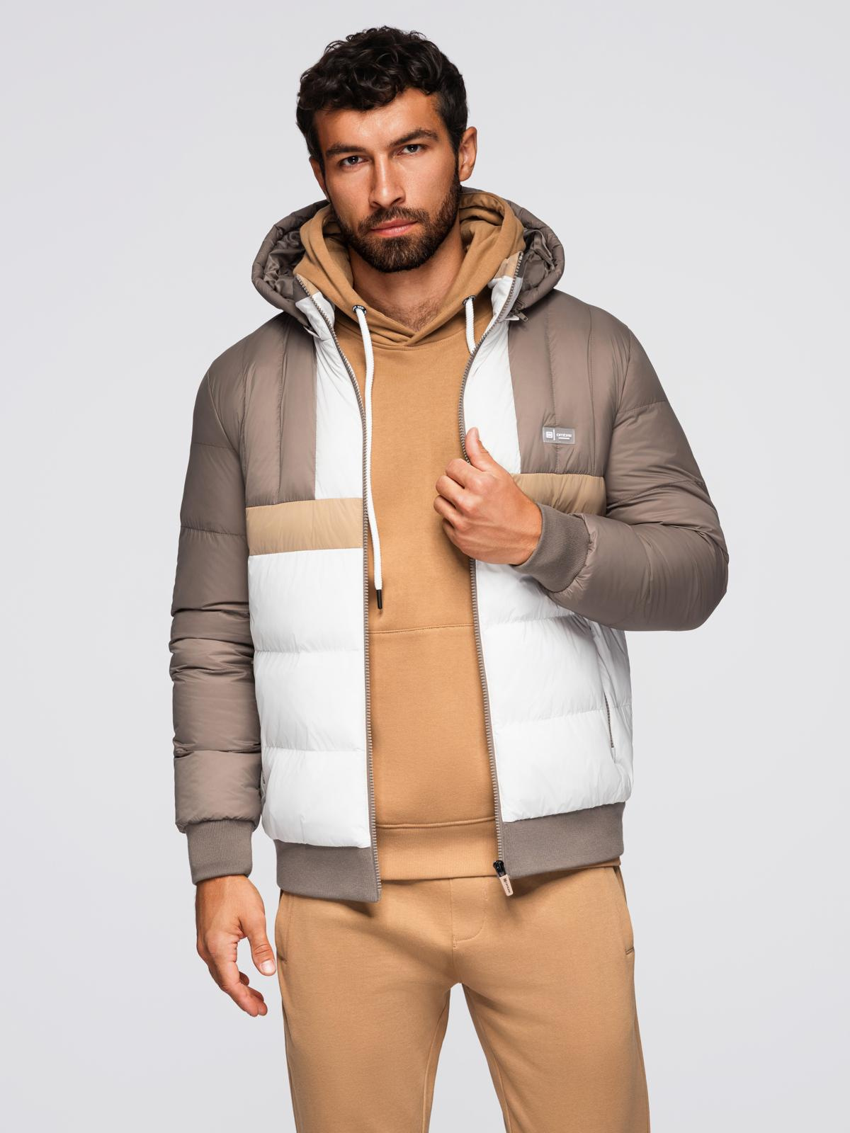 Ombre Clothing meeste kapuutsiga puhvjakk - Image 12