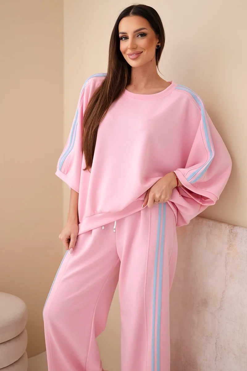 Naiste vabaajakomplekt Kesi laia säärega pükstega - Image 1