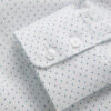 Meeste puuvillane mikromustriga triiksärk Ombre Clothing Regular Fit - Thumbnail Image 7