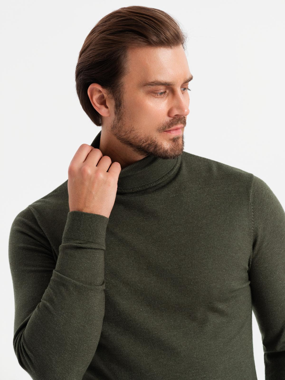 Ombre Clothing meeste puuvillane rullkaelusega kampsun - Image 16