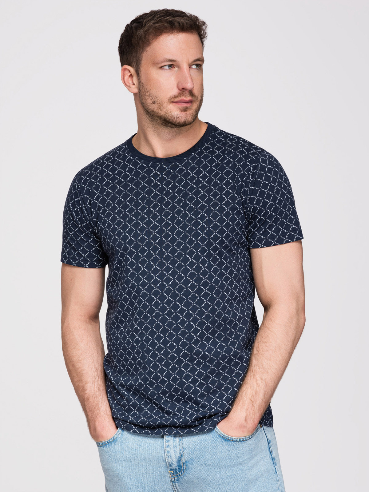 Meeste mustriline T-särk Ombre Clothing - Image 1