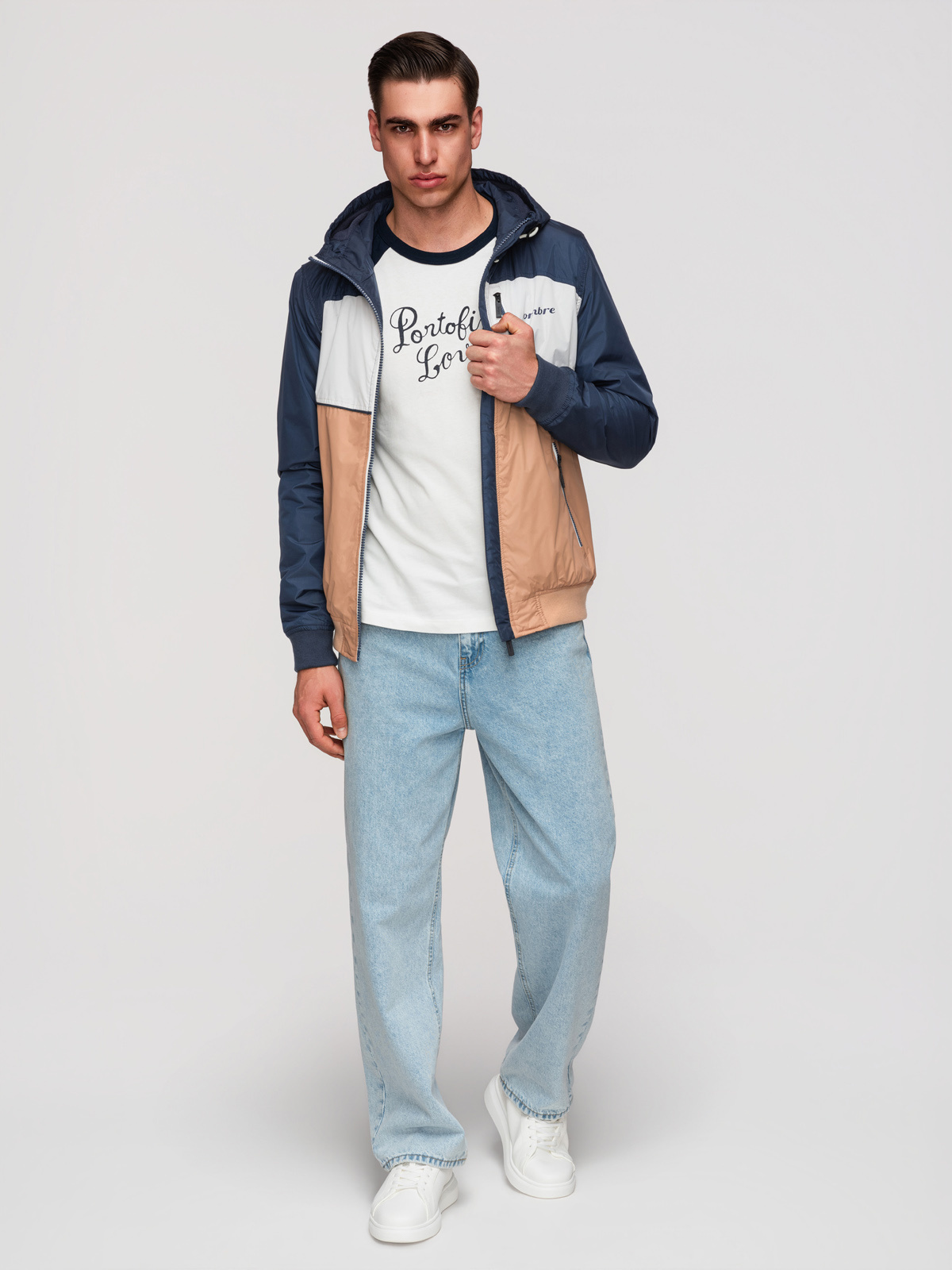 Ombre Clothing meeste kapuutsiga üleminekujope - Image 2