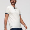 Ombre Clothing meeste puuvillane polosärk kontrastsete detailidega - Thumbnail Image 5