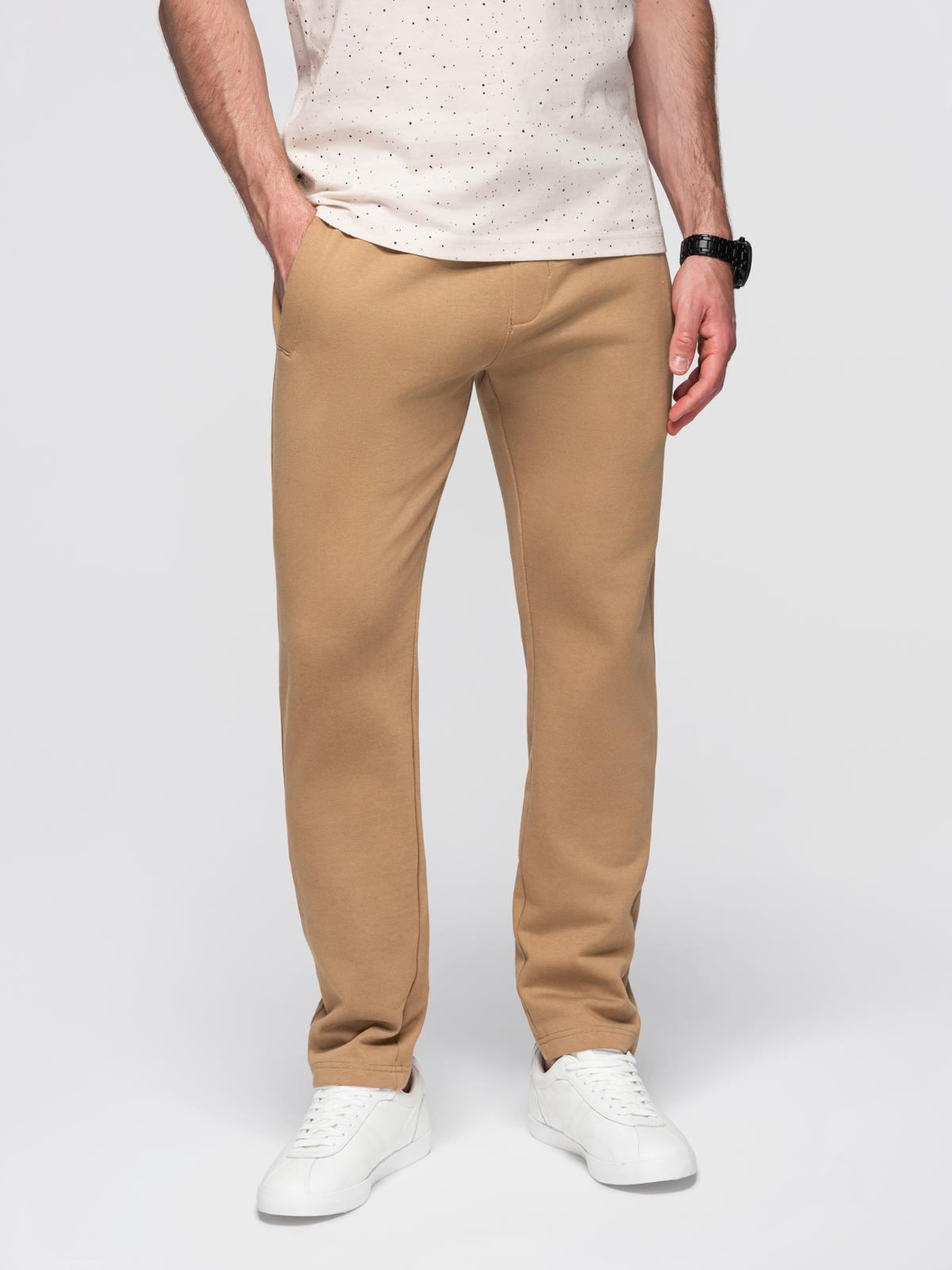Ombre Clothing meeste puuvillased sirge lõikega dressipüksid - Image 14