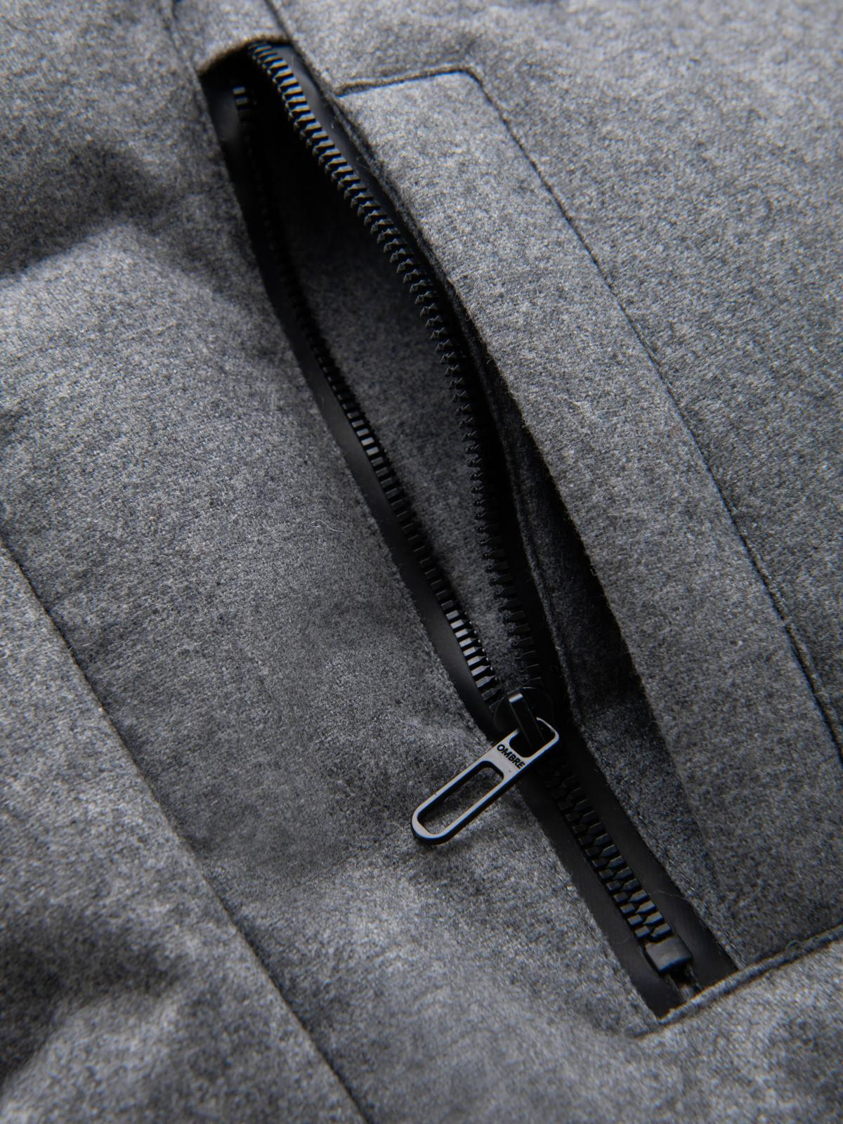 Meeste tepitud kapuutsiga jope Ombre Clothing - Image 35