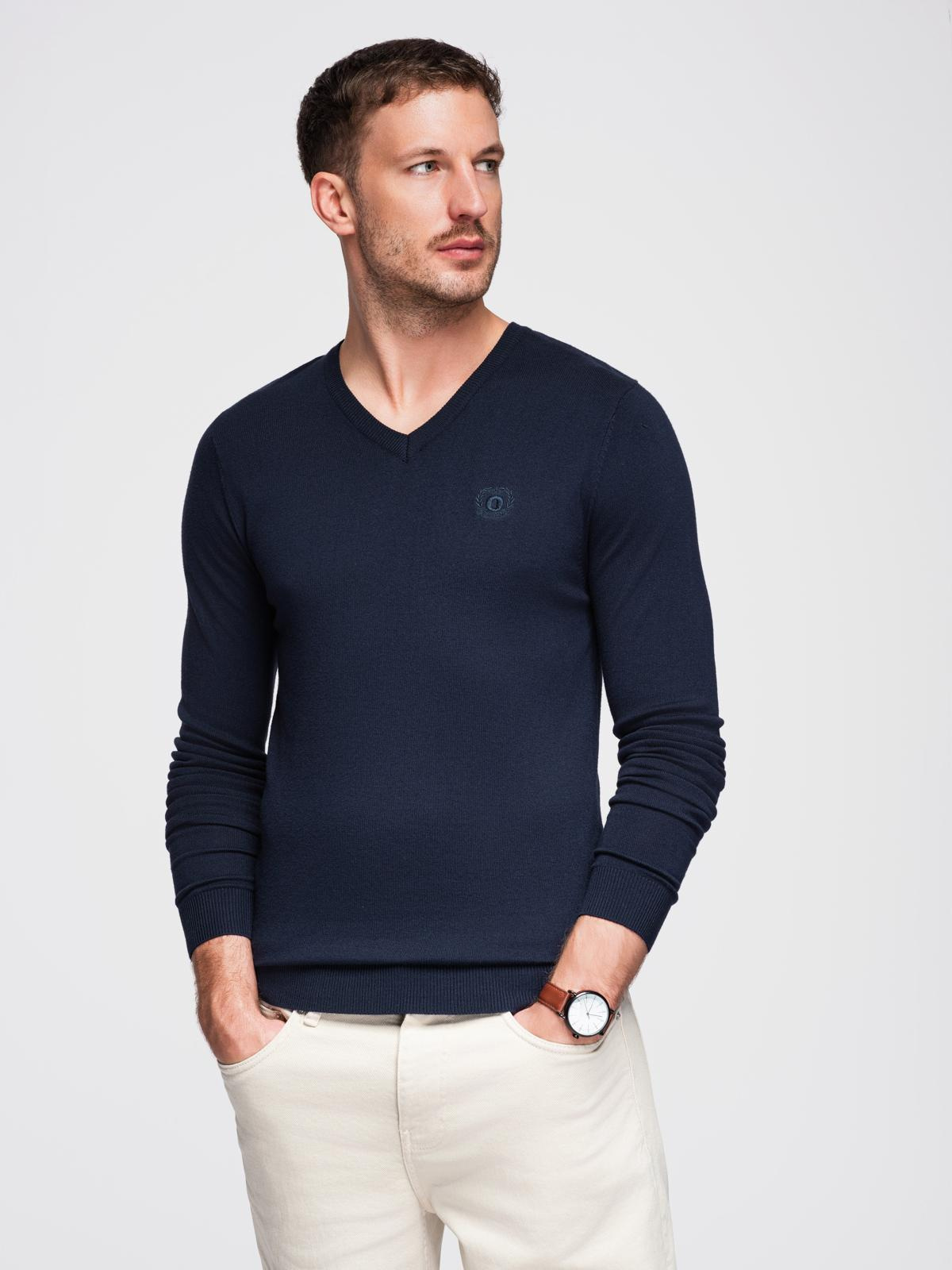 Ombre Clothing meeste V-kaelusega kampsun - Image 47
