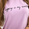 Naiste T-särk kirjaga „Shopping is my cardio“ - Thumbnail Image 94