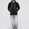 Ombre Clothing meeste kapuutsiga dressipluus kängurutaskuga - Thumbnail Image 36