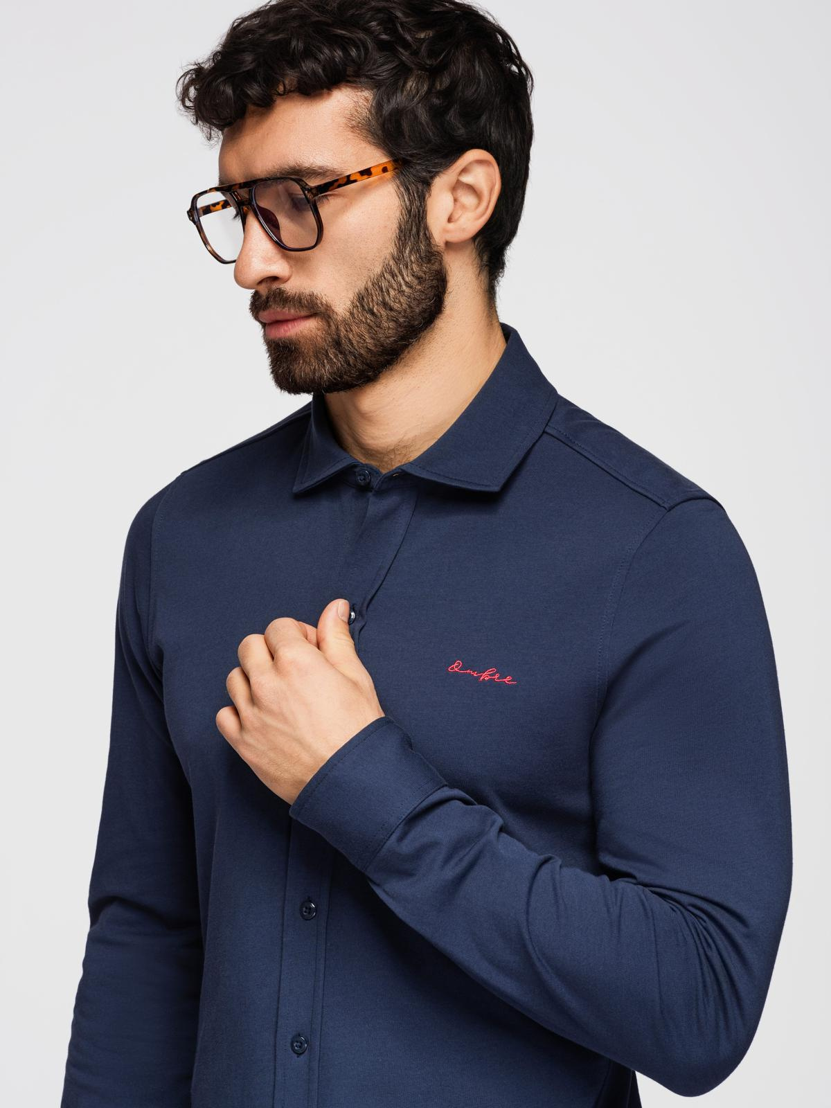 Meeste pikkade varrukatega triiksärk Ombre Clothing - Image 2