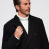 Ombre Clothing meeste pikk mantel - Thumbnail Image 3