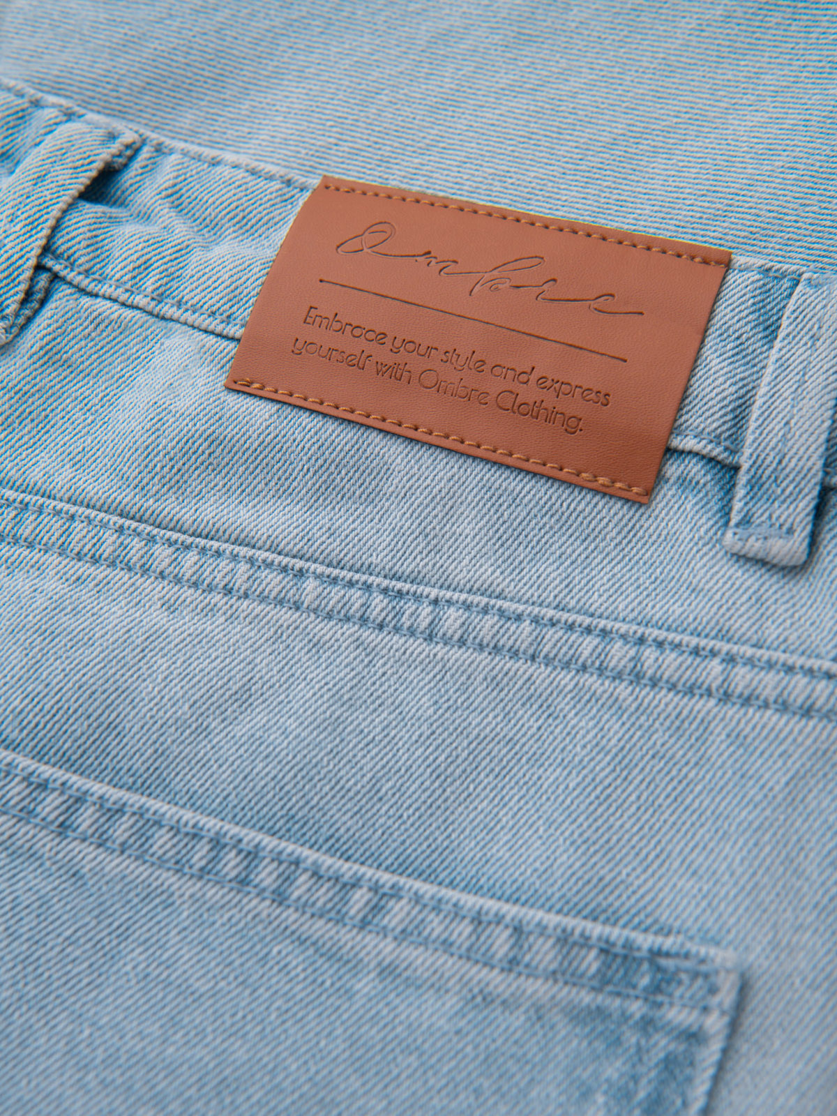 Meeste teksapüksid Ombre Clothing rebitud detailidega - Image 9
