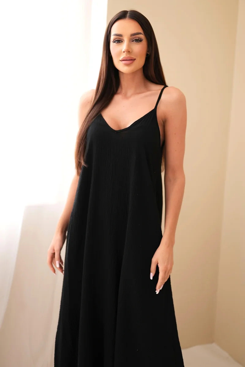 Naiste musliinist suvekleit peente paeltega - Image 1