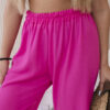 Naiste laia lõikega püksid elastse värvliga - Thumbnail Image 7