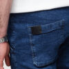 Ombre Clothing meeste teksalühikesed püksid nöörvööga - Thumbnail Image 14