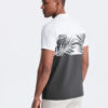 Meeste puuvillane T-särk palmilehtede mustriga Ombre Clothing - Thumbnail Image 13