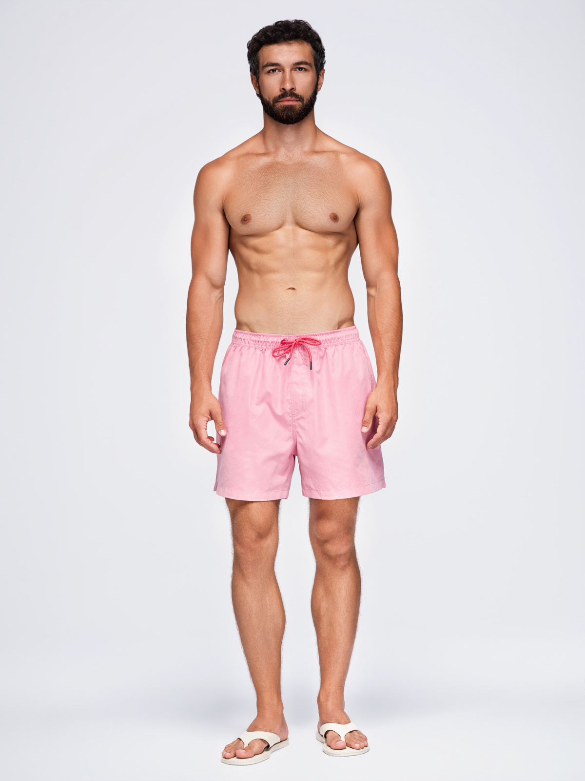 Meeste ujumispüksid matt viimistlusega kangast Ombre Clothing - Image 2
