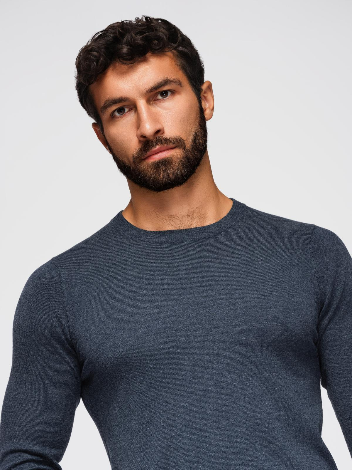 Ombre Clothing klassikaline ümara kaelusega meeste kampsun - Image 64