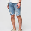 Meeste teksapüksid Ombre Clothing rebitud detailidega - Thumbnail Image 4