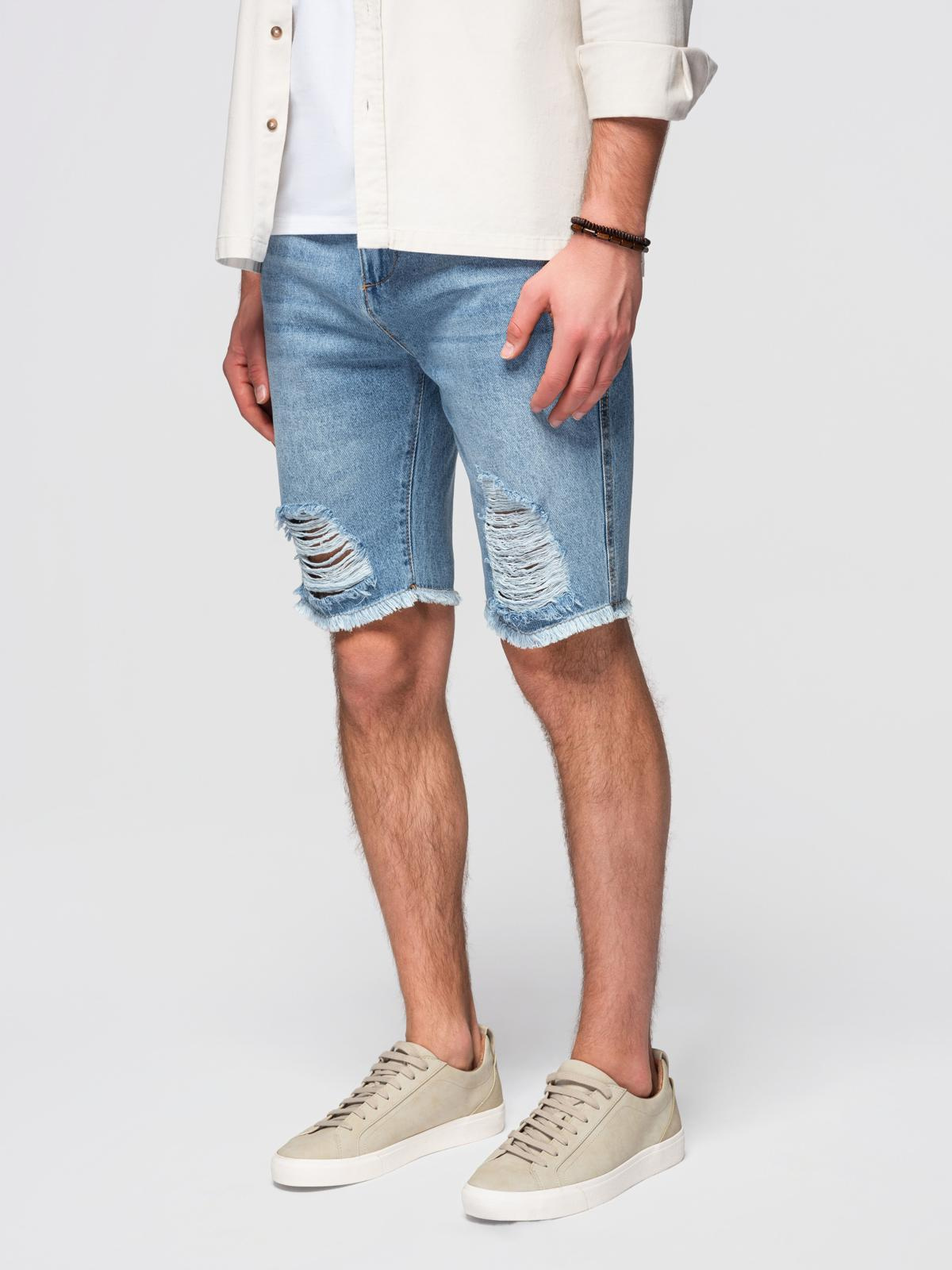 Meeste teksapüksid Ombre Clothing rebitud detailidega - Image 4