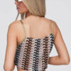 Naiste lühike ažuurne pluus Ombre Clothing - Thumbnail Image 3
