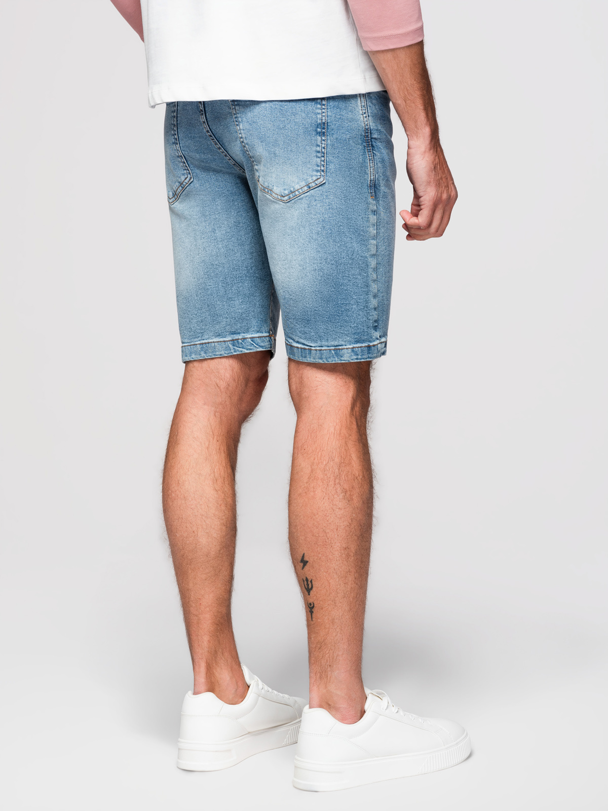Ombre Clothing meeste lühikesed teksapüksid - Image 15